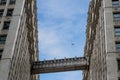 Bridge between the Wrigley Building at the financial district, Chiacago Royalty Free Stock Photo