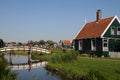 Bridge in Zaanse Schans Royalty Free Stock Photo