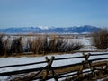 Bridger Mountains, Bozeman, Montana Royalty Free Stock Photo