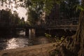 Amsterdam's Canals at sunset, Herengracht, Netherlands Royalty Free Stock Photo