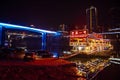 The bridges of Chongqing in night