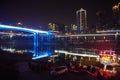 The bridges of Chongqing in night