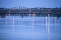 Bridges in Fredericton Royalty Free Stock Photo
