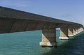 Bridges going to infinity. Bridge architecture landmark in Florida.