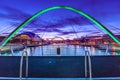 Bridges on Newcastle quayside Royalty Free Stock Photo