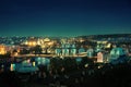 Bridges at night, Prague