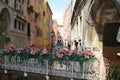 Bridges over canals, vintage, Venice, Italy