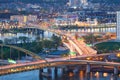 Bridges over the Monongahela River and Allegheny River, Pittsburgh Royalty Free Stock Photo