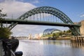 Bridges over the river Tyne, Newcastle,England Royalty Free Stock Photo