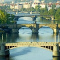 bridges, Prague, Czech Republic