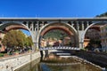 Bridges in Sori, Italy Royalty Free Stock Photo