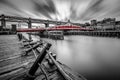 Bridges spanning the river Tyne Royalty Free Stock Photo