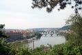 Bridges of Veltava in Prague Royalty Free Stock Photo