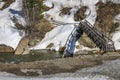 Bridges in the Venter Valley in Tirol, Austria Royalty Free Stock Photo