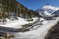 Bridges in the Venter Valley in Tirol, Austria Royalty Free Stock Photo