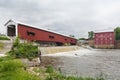 Bridgeton Covered Bridge Royalty Free Stock Photo