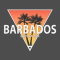 BRIDGETOWN Barbados modern t-shirt logo print design