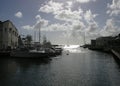 Bridgetown's Yacht Harbour Royalty Free Stock Photo