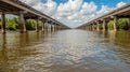 Bridging the Atchafalaya Royalty Free Stock Photo