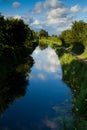 Bridgwater and Taunton Canal Royalty Free Stock Photo