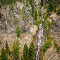 Bridle Veil Falls in the Sawtooth Mountain of Idaho