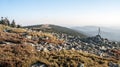 Bridlicna hora and Pecny hills in Jeseniky mountains