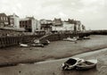 Bridlington Harbour at Low Tide Royalty Free Stock Photo