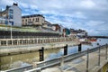 Bridlington buildings and Harbourside Royalty Free Stock Photo