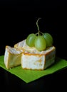 Brie/Camembert with Grapes