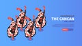 Cancan Isometric Horizontal Banner