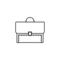 Briefcase and business line icon, finance