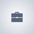 Briefcase vector icon, business vector icon Royalty Free Stock Photo