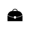Briefcase, Diplomat Flat Vector Icon Royalty Free Stock Photo