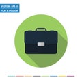 Briefcase flat icon Royalty Free Stock Photo