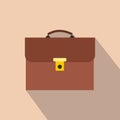 Briefcase flat icon Royalty Free Stock Photo