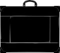 Briefcase with handle