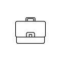 briefcase icon. Element of education icon for mobile concept and web apps. Thin line briefcase icon can be used for web and mobile Royalty Free Stock Photo