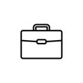 Briefcase icon isolated on white background. Briefcase vector icon Royalty Free Stock Photo