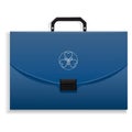 Briefcase icon, realistic style Royalty Free Stock Photo