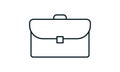 Briefcase icon. Simple element illustration. Briefcase concept symbol design. Can be used for web and mobile. Royalty Free Stock Photo