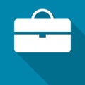 briefcase icon vector in 3d looking, business bag icon, portfolio symbol, luggage vector, baggage symbol icon