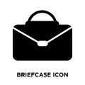 Briefcase icon vector isolated on white background, logo concept Royalty Free Stock Photo
