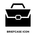 Briefcase icon vector isolated on white background, logo concept Royalty Free Stock Photo