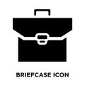 Briefcase icon vector isolated on white background, logo concept Royalty Free Stock Photo