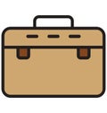 Briefcase Isolated Vector Icons That can be easily modified or edit Royalty Free Stock Photo