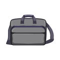 briefcase laptop bag cartoon vector illustration Royalty Free Stock Photo