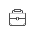 Briefcase outline icon