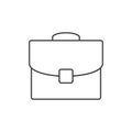 Briefcase outline icon Royalty Free Stock Photo