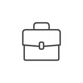 Briefcase outline icon