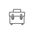 Briefcase outline icon Royalty Free Stock Photo